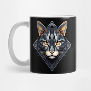 Geometric Cat Mug